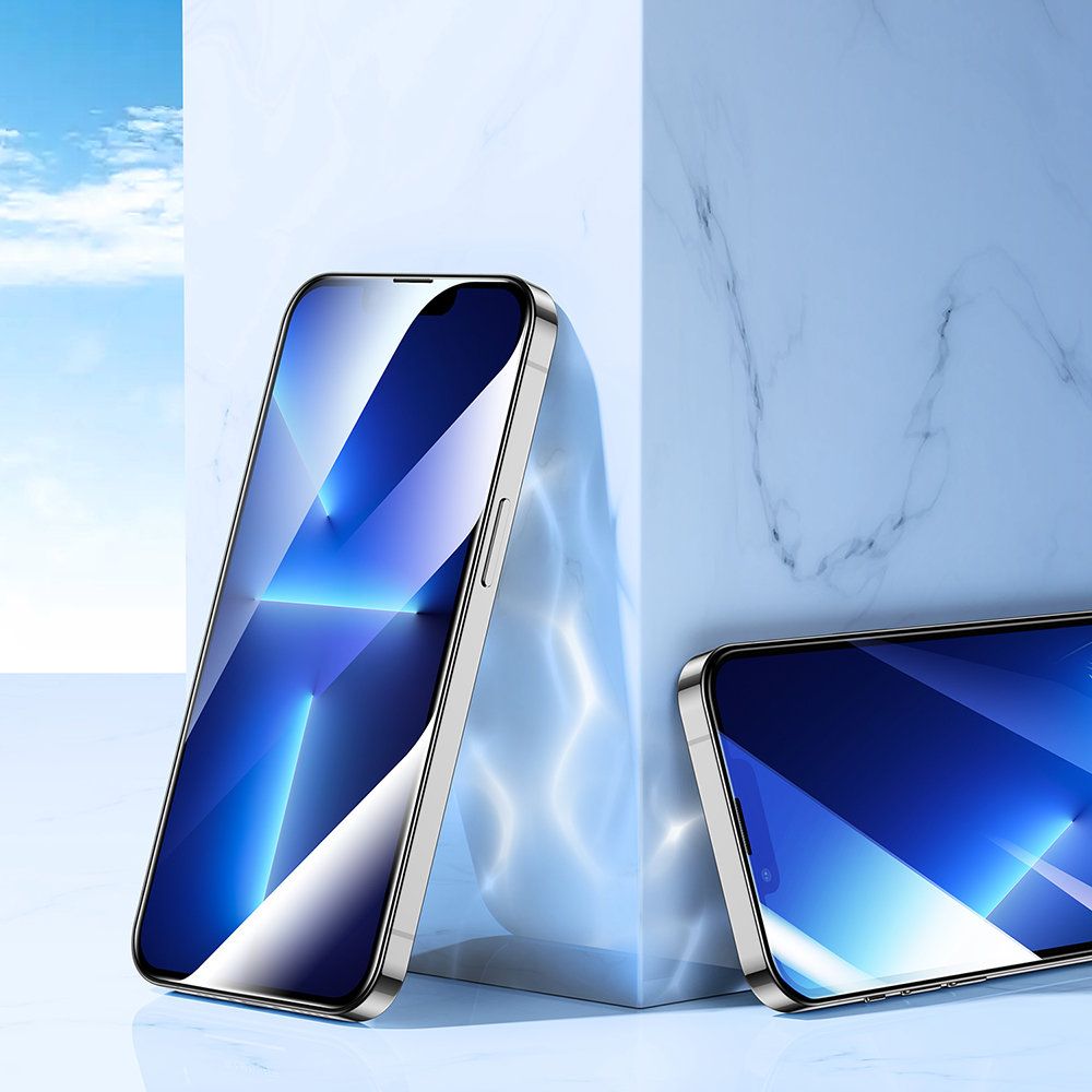 Joyroom Knight 2,5D TG härdat glas för iPhone 14 Pro Max helskärm med ram Transparent bild2