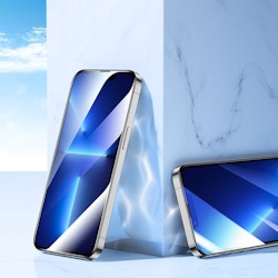 Joyroom Knight 2,5D TG härdat glas för iPhone 14 Pro Max helskärm med ram Transparent