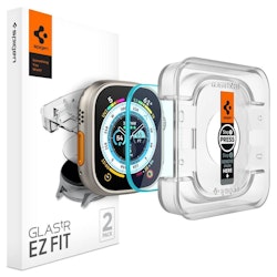 Apple Watch ULTRA (49 MM) Härdat Glas Spigen GLAS.TR "EZ FIT" 2-pack  CLEAR