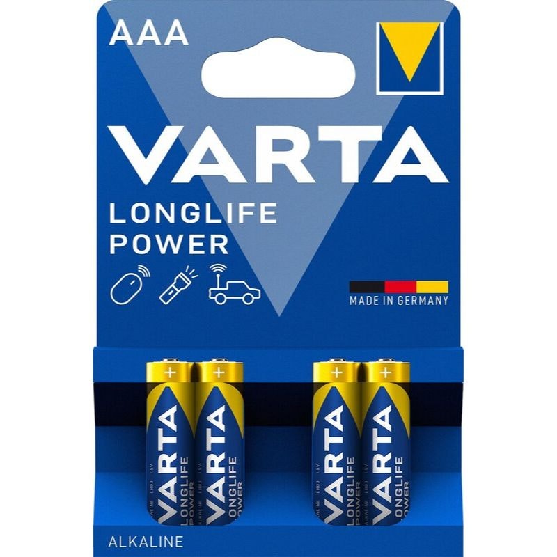 AAA /LR03 batterier Varta Longlife, 4-pack