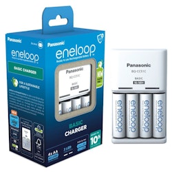 Batteriladdare Ni-MH Panasonic Eneloop BQ-CC51 + 4 x R6/AA Eneloop 2000mAh