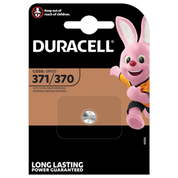 Klockbatteri Duracell 371-370/G6/SR920W Silverbatteri
