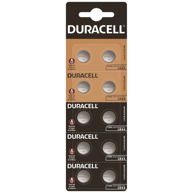 Duracell HSDC G13 / LR44 / A76 / L1154 / 157, 10-pack