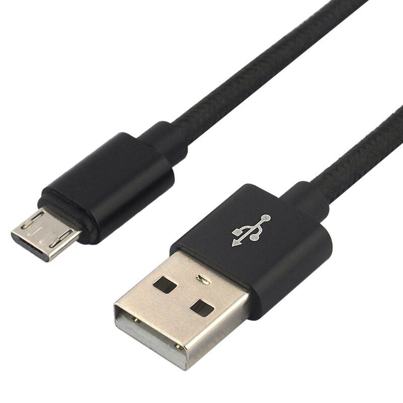USB flätad kabel - micro USB everActive CBB-0,3MB 30cm