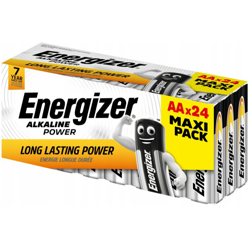 24 x Energizer Alkaline Power LR6/AA (box) Maxi Pack