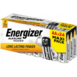 24 x Energizer Alkaline Power LR6/AA (box) Maxi Pack