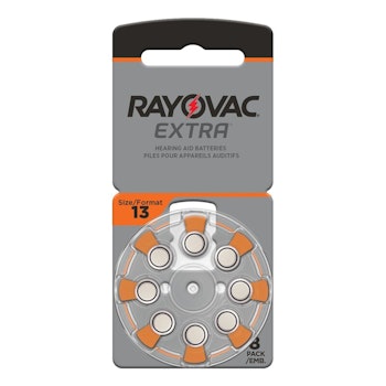 Hörapparatsbatterier Rayovac 13 – 8-Pack