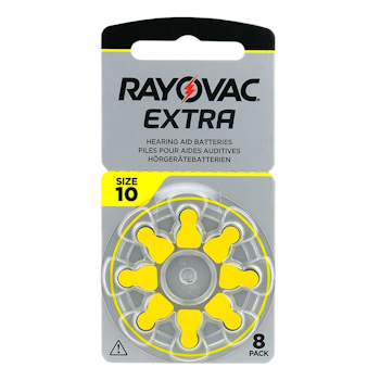 Hörapparatsbatterier Rayovac 10/A10 – 8-Pack