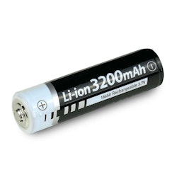 Uppladdningsbart batteri 18650 Li-ion Mactronic 3200 mAh + box