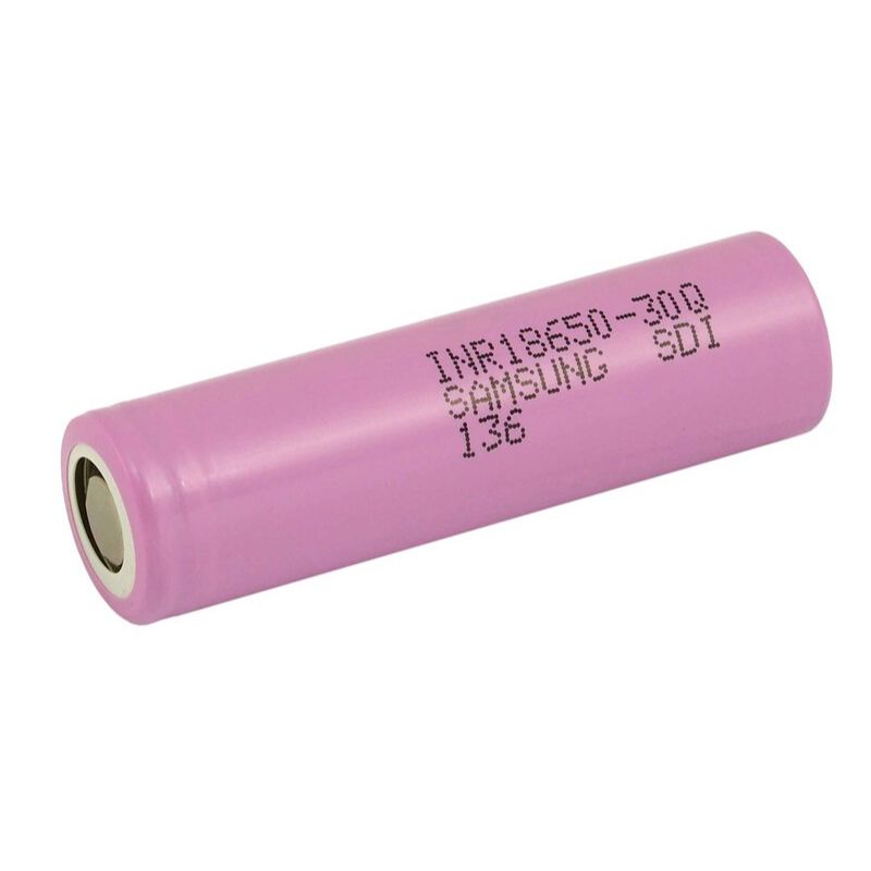 Uppladdningsbara batterier 18650 Li-ion Samsung INR18650-30Q 3000mAh. 2-pack  +box