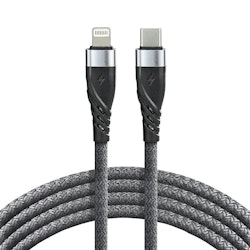 USB-C - Apple Lightning-kabel 100 cm everActive CBB-1CIG för strömförsörjning 20W snabbladdning
