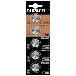 CR2016 Duracell, 5-pack