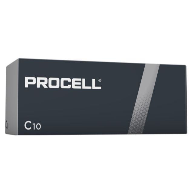 C-batterier (LR14), 10 x Duracell Procell