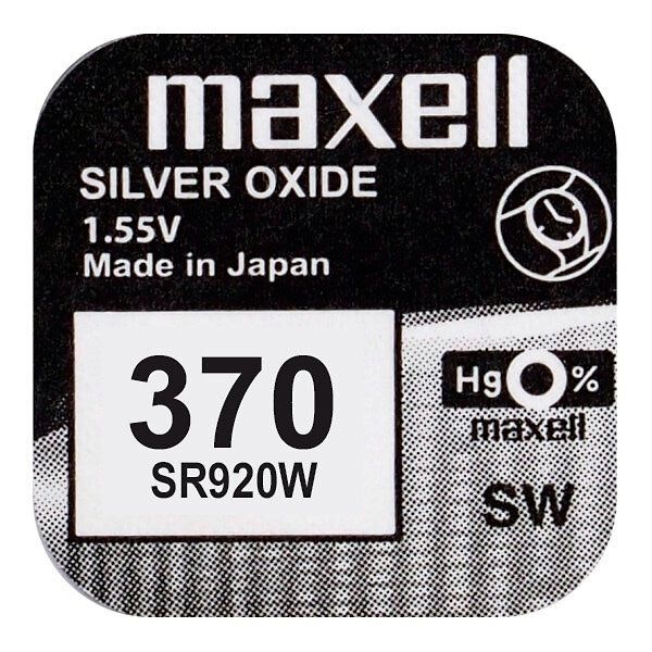 Klockbatteri Maxell 370 / SR920W / SR69