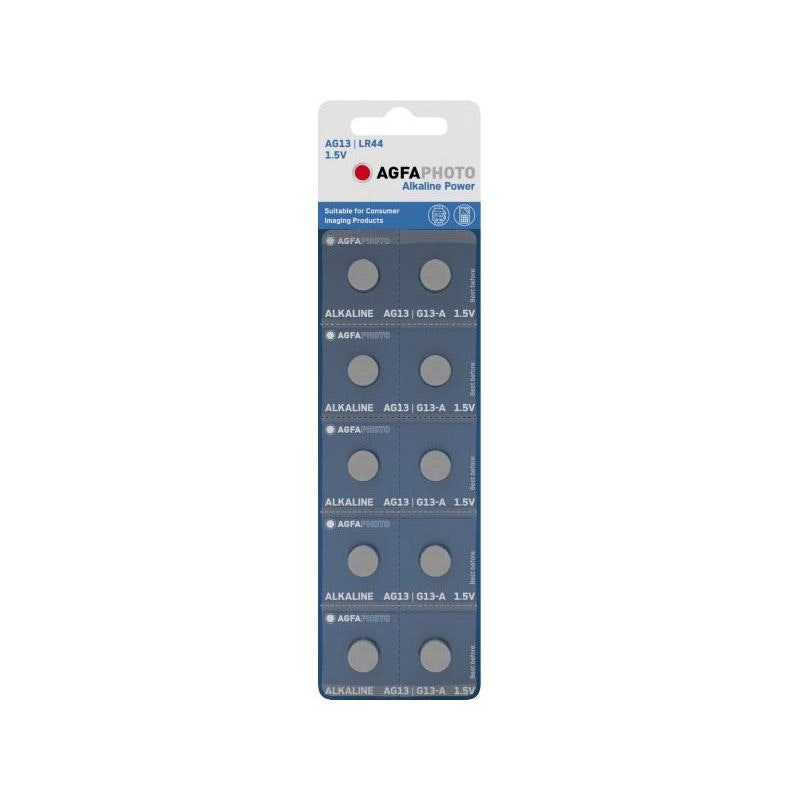 LR44 batteri AgfaPhoto  AG13, 10-pack