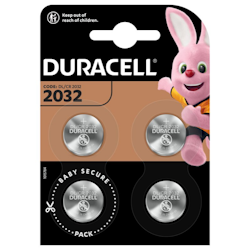 CR2032 Duracell, 4 st