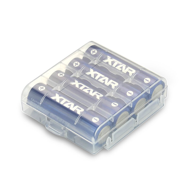 4x Xtar R6 / AA 1,5V Li-ion 2500mAh batteri med skydd