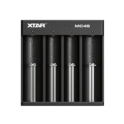Laddare för 18650 Li-ion / NiMH Xtar MC4S cylindriska batterier