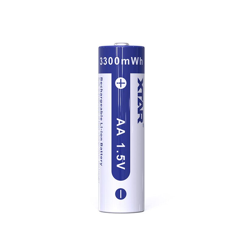 Xtar R6/AA 1,5V Li-ion Uppladdningsbart Batteri, 2000mAh – 4-pack i Plastlåda