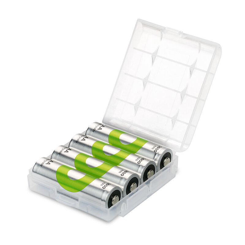 4 x Laddningsbara AA/R6 Ni-MH Batterier GP ReCyko 2600mAh med box