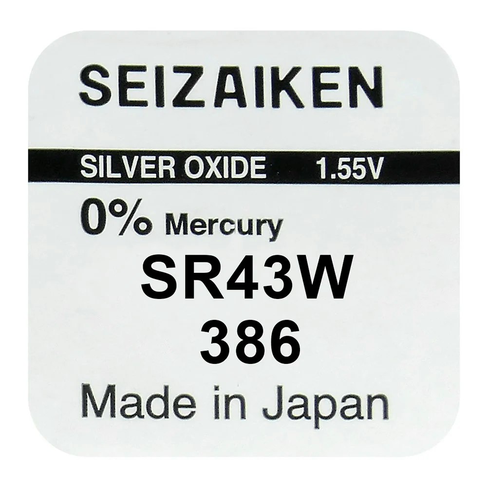 Klockbatteri Seizaiken SEIKO 386 / SR43W