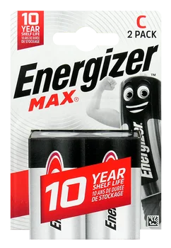 Energizer Max LR14/C Alkaliskt Batteri, 2-pack