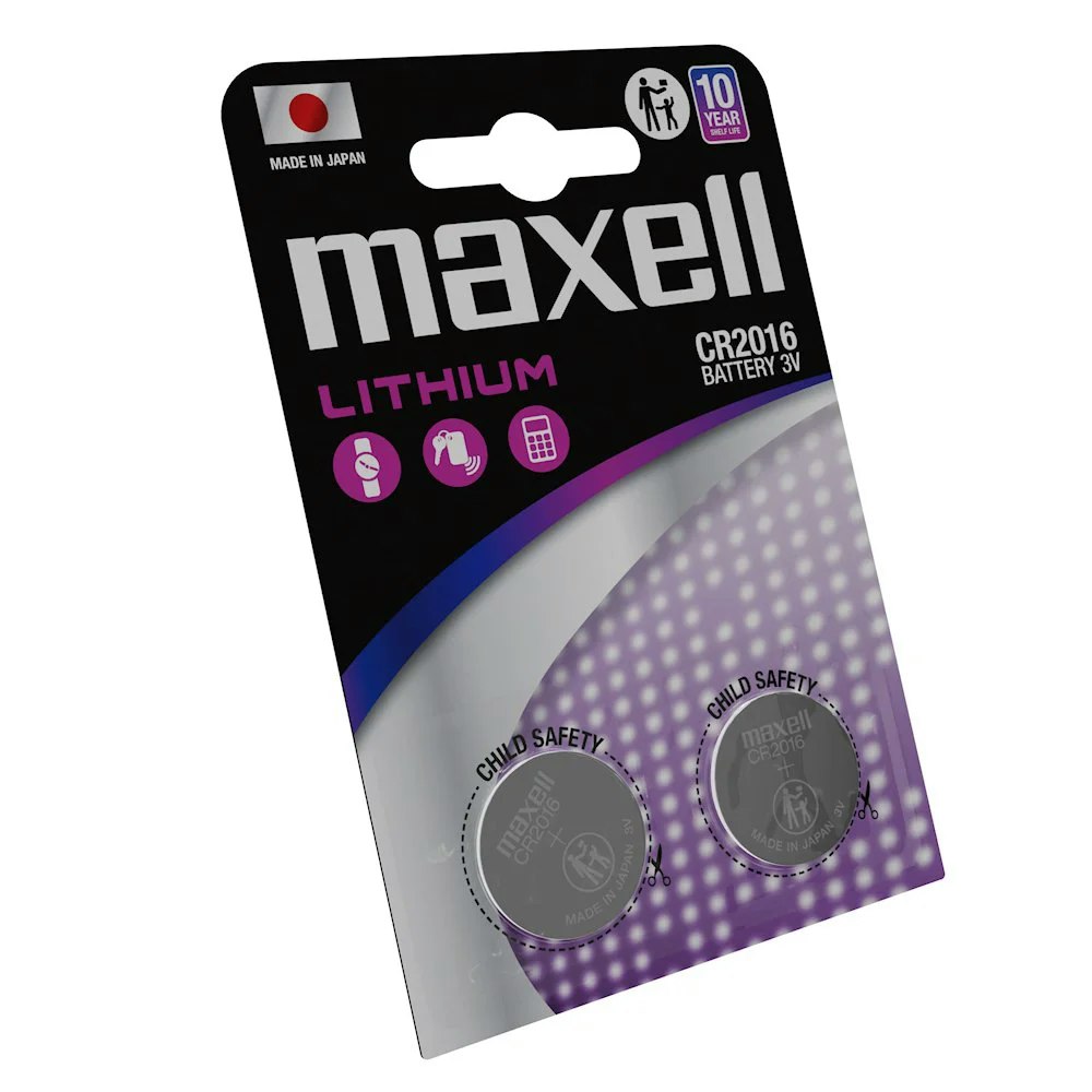 CR2016 Maxell, 2-pack