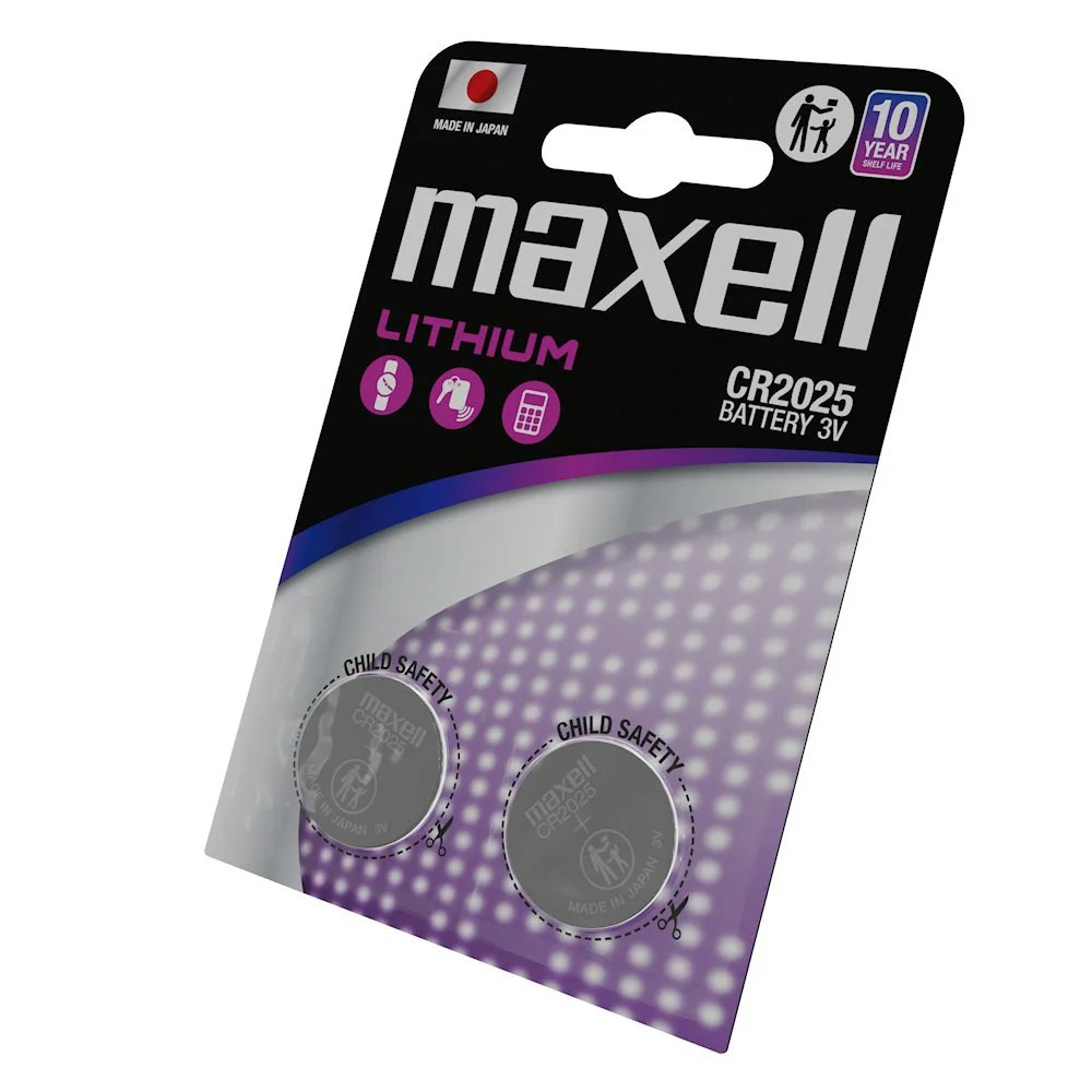 CR2025 Maxell, 2-pack