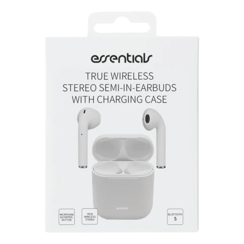 Essentials True Wireless Stereo semi-in-ear, Mattvit