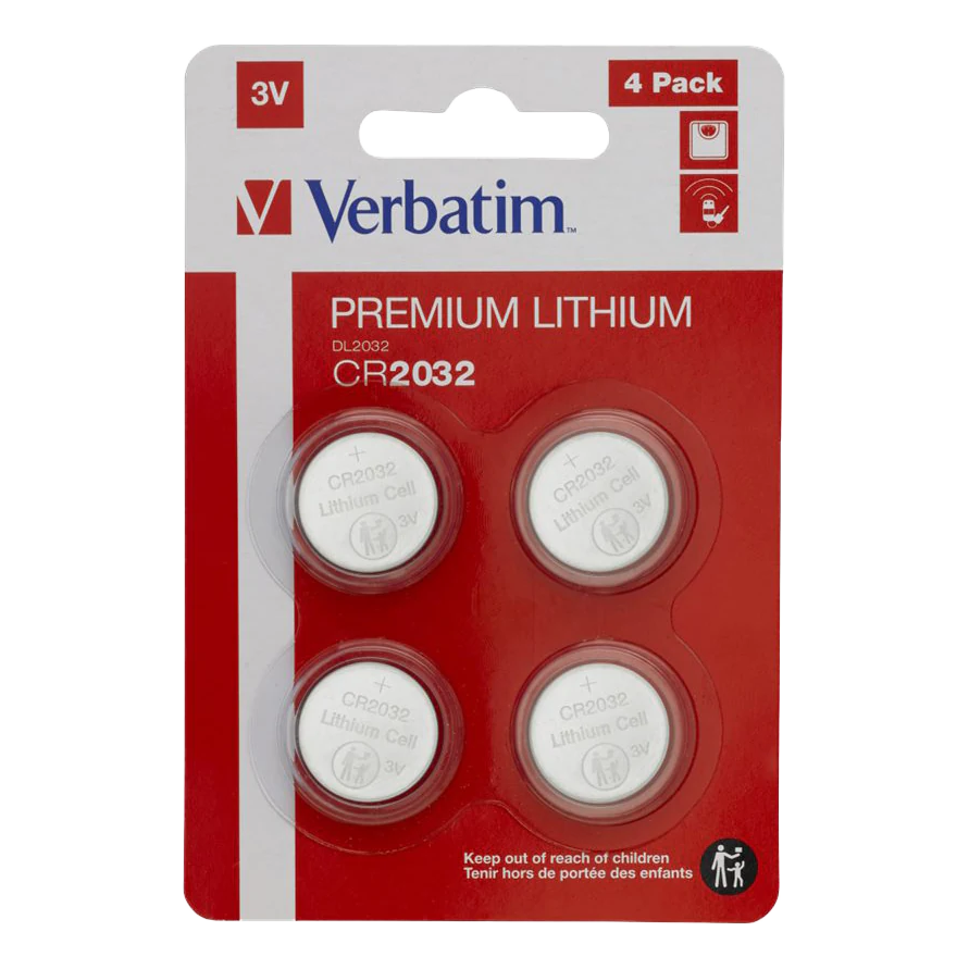 CR2032 3V 4-pack, Verbatim