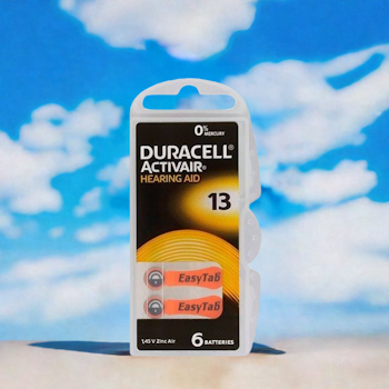 Hörapparatsbatterier Duracell Activair 13