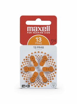 Hörapparatsbatteri Maxell 13, PR48