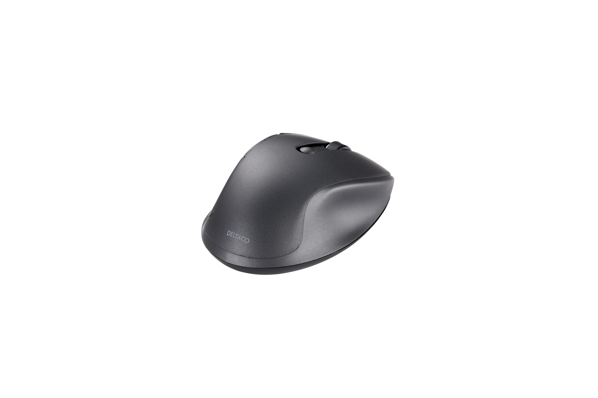 Deltaco Bluetooth Office Mouse, 5 knappar, 600-1200 DPI - Svart