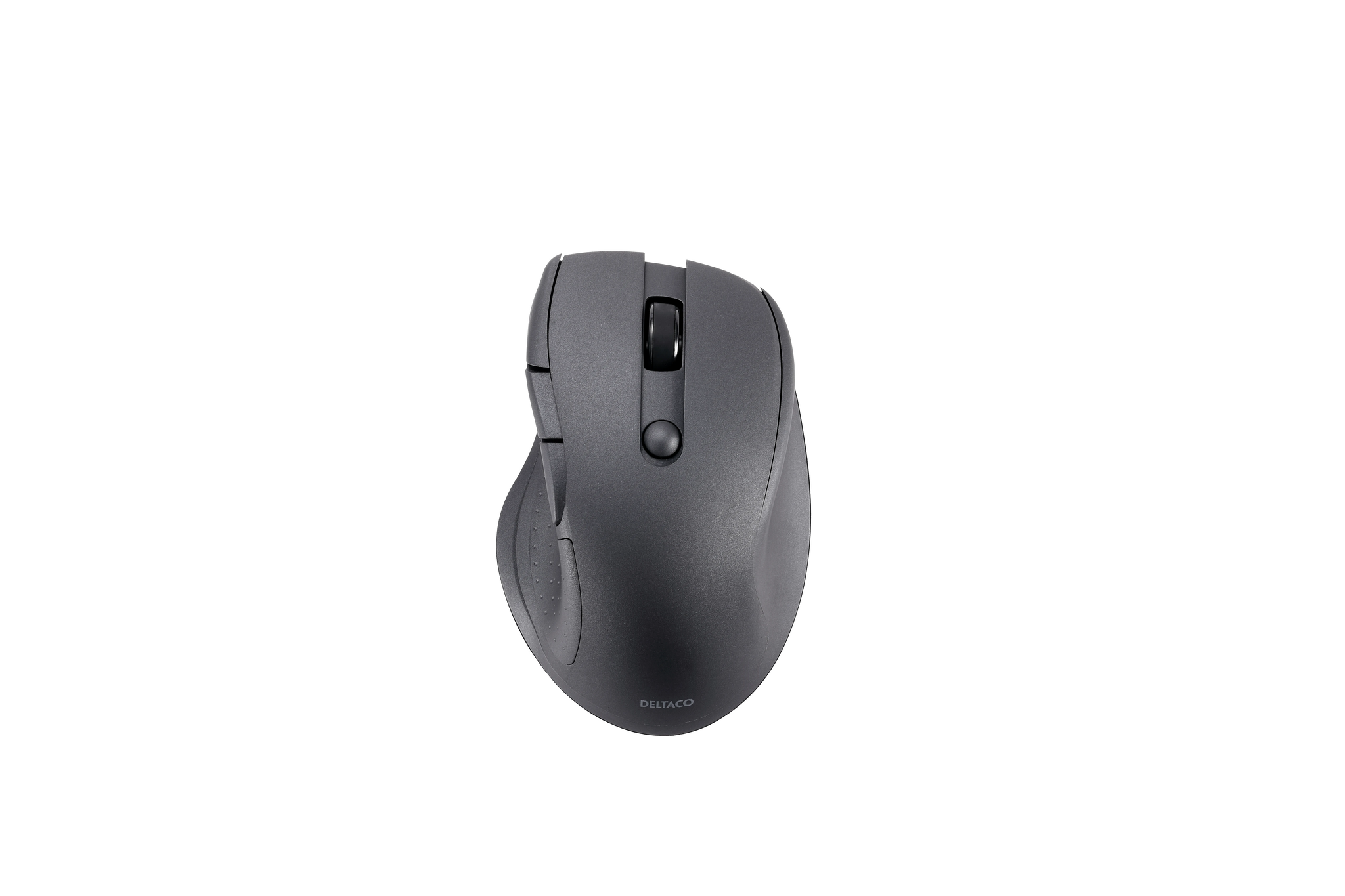 Deltaco Bluetooth Office Mouse, 5 knappar, 600-1200 DPI - Svart