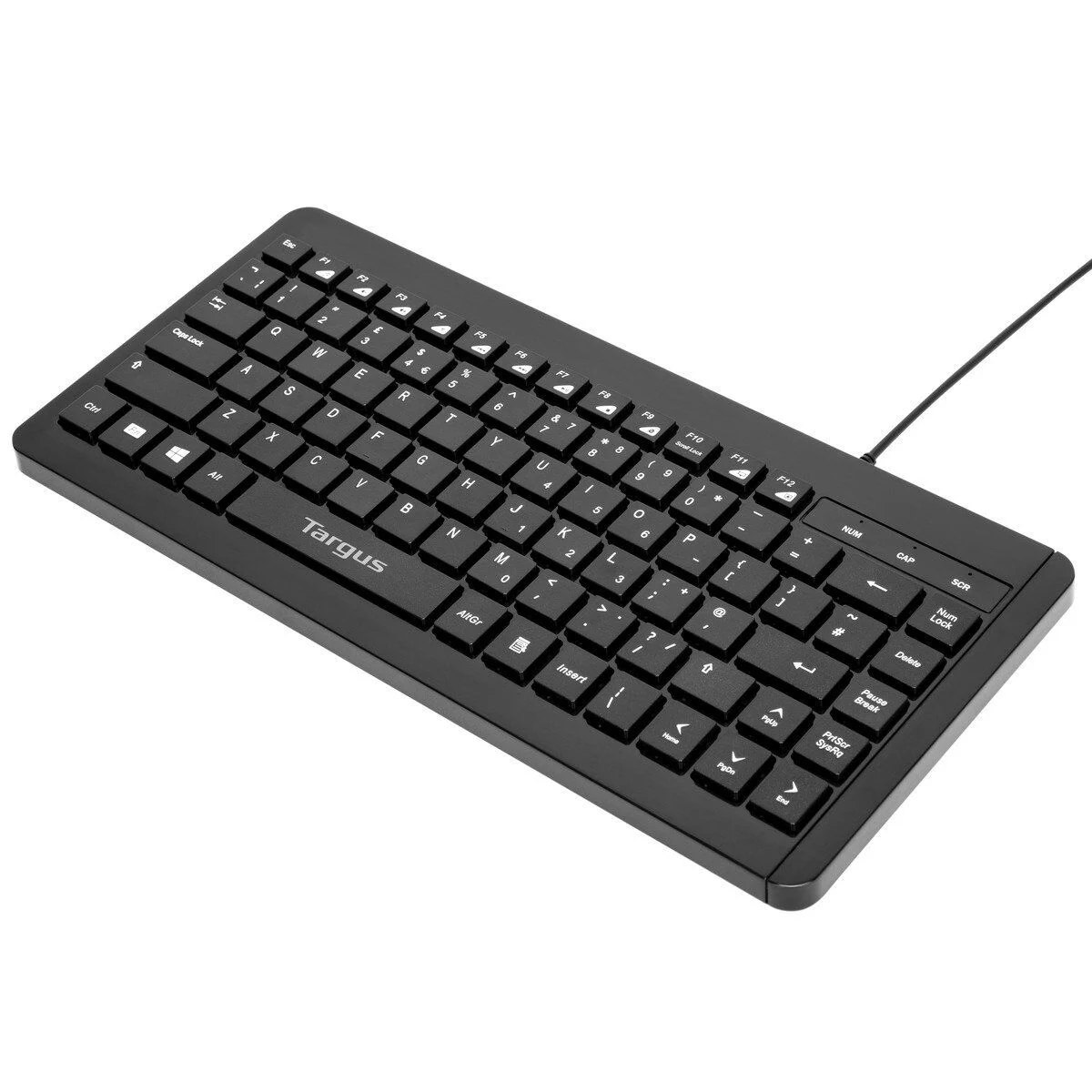 Targus Compact Multimedia Tangentbord – Nordisk layout, USB, svart