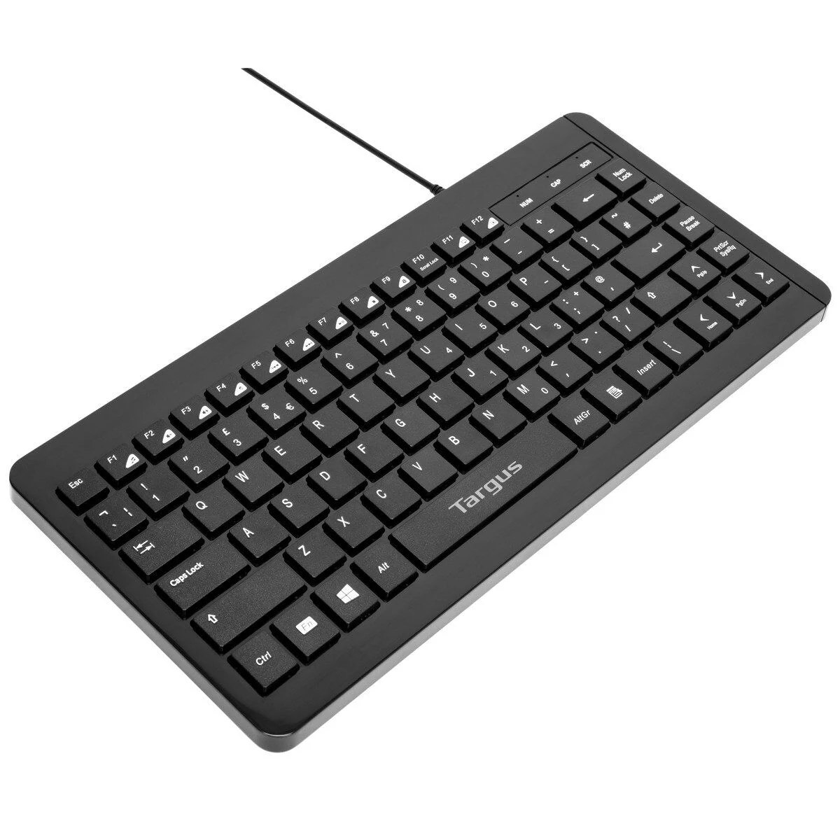 Targus Compact Multimedia Tangentbord – Nordisk layout, USB, svart
