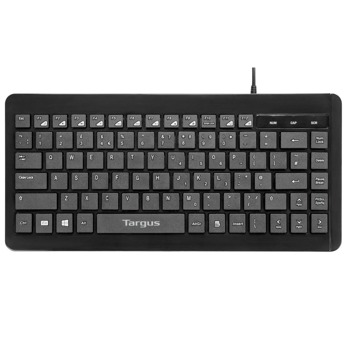 Targus Compact Multimedia Tangentbord – Nordisk layout, USB, svart