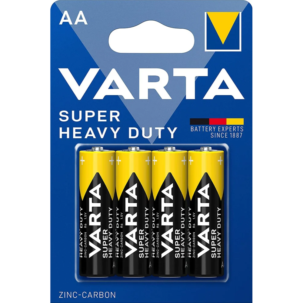 AA /R6 batterier Varta Superlife Zink-kol