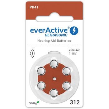 Hörapparatsbatteri EverActive ULTRASONIC 312 /PR41