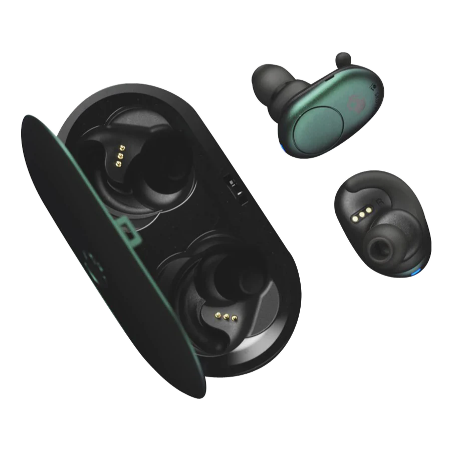 Skullcandy Push True Wireless Hörlurar – Mörkgrå | Bluetooth och Mikrofon