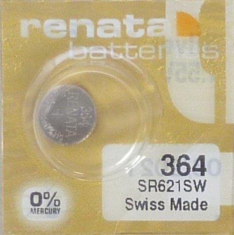 Renata 364 Kllockbatteri - SR621SW / SR60 MP-E (1 st)