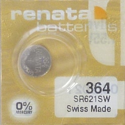 Klockbatteri Renata Premium 364 / SR621SW / SR60