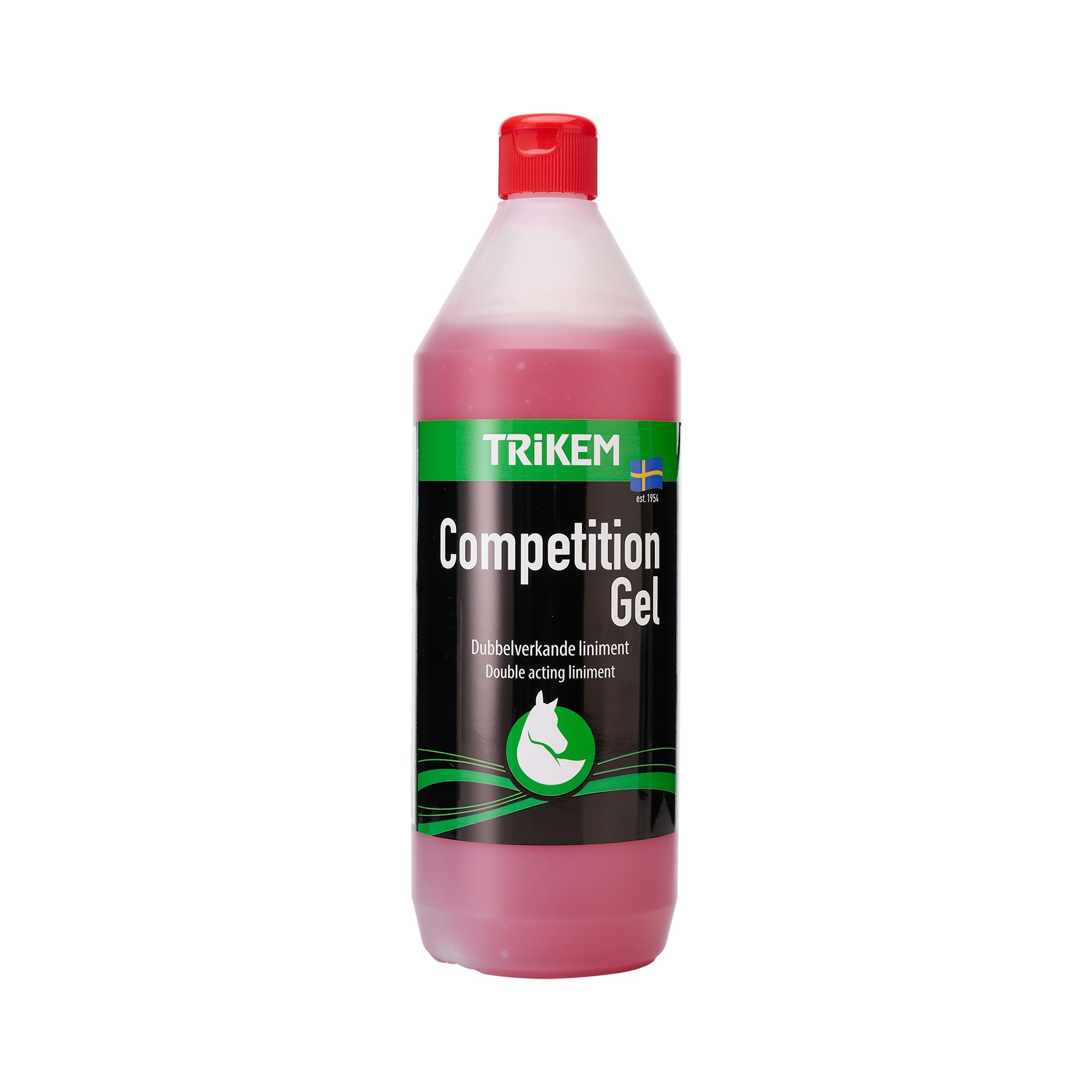 Ett effektivt, dubbelverkande och karensfritt liniment. Competition Gel verkar initial kylande och ger därefter en långtidsverkande, behaglig och avslappnande värme som verkar välgörande för muskler, 