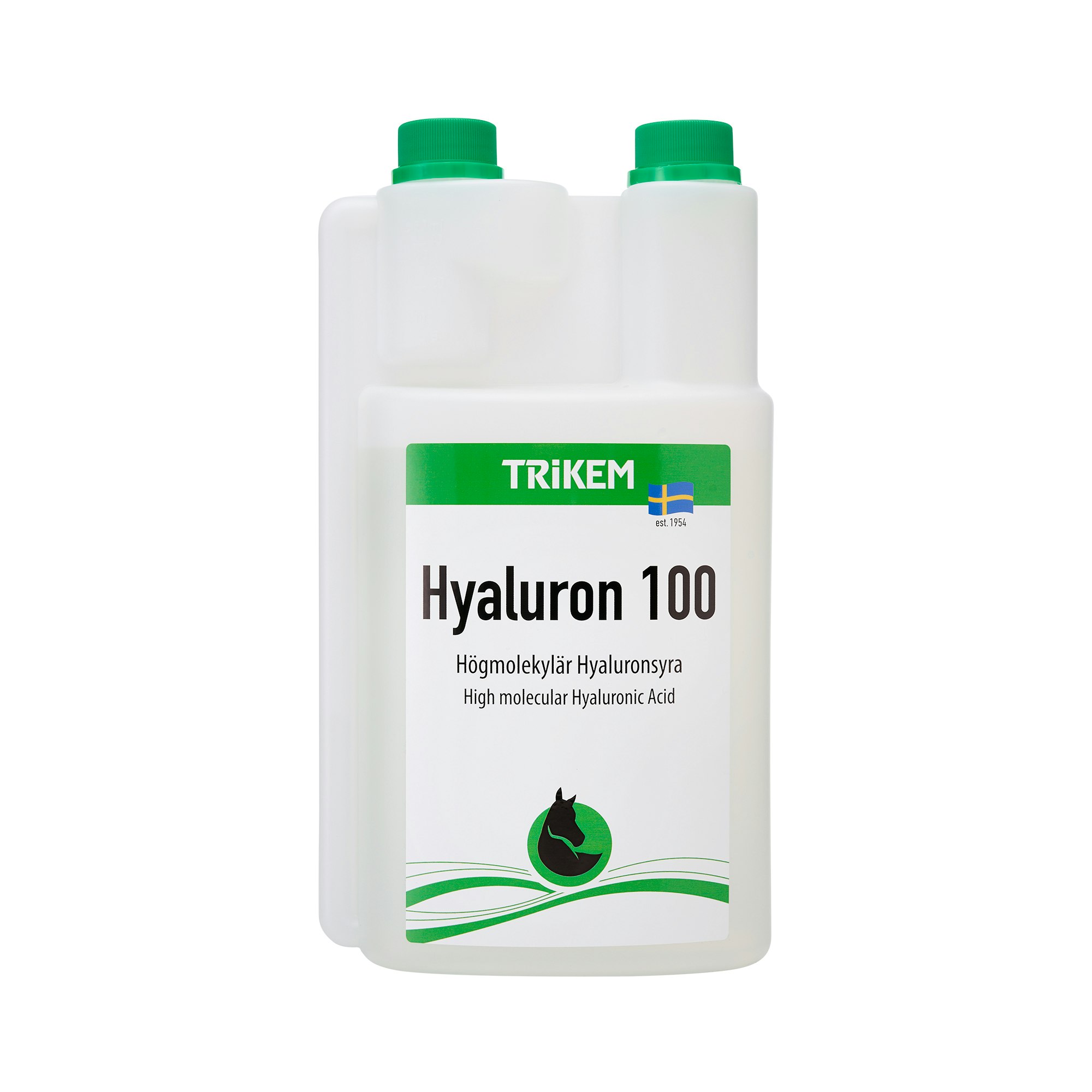 Hyaluronsyra är ett kroppseget ämne som ingår i hästens ledvätska. Hyaluronsyrans förmåga att dra till sig vatten och därmed öka ledvätskans viskositet bidrar till att öka ledernas stötdämpning och fö