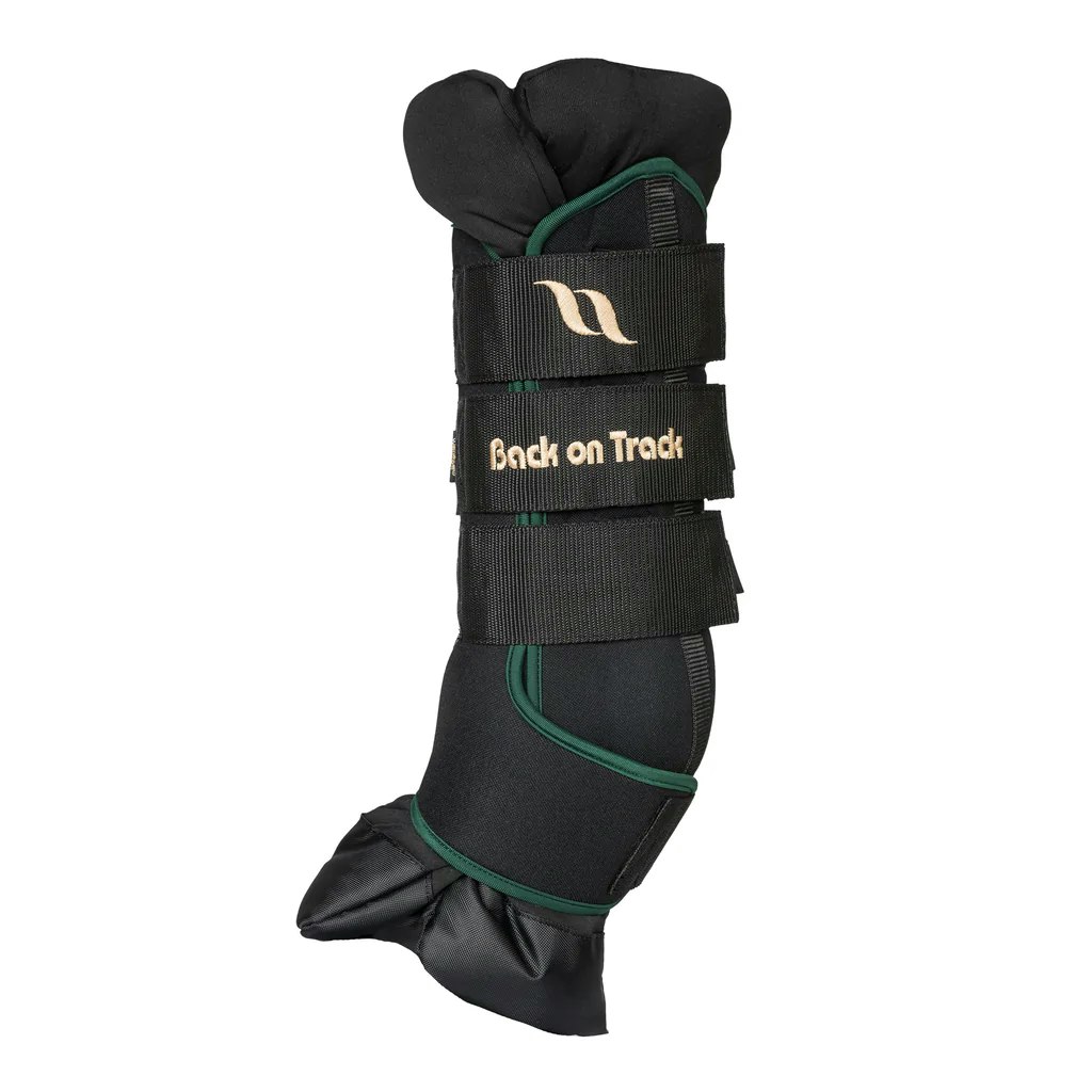Smidiga stallbandage i deluxe-utförande, med Welltex®-teknologi. Back on Track Royal Quick Wraps Deluxe, Grön
