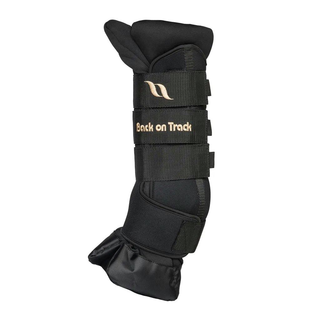 Smidiga stallbandage i deluxe-utförande, med Welltex®-teknologi. Back on Track Royal Quick Wraps Deluxe, Svart