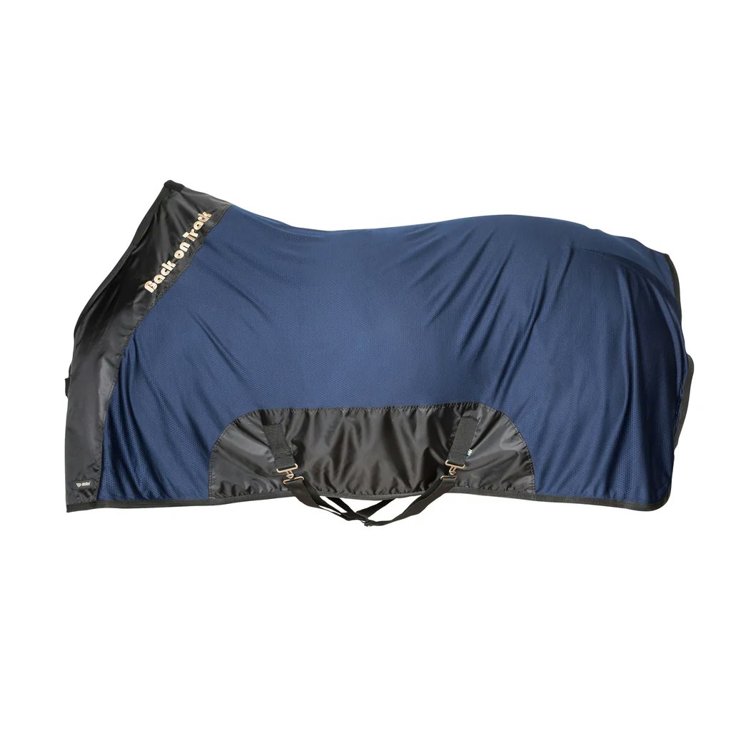 Multifunktionellt mesh-täcke med Welltex®-teknologi. Back on Track Royal Nättäcke Deluxe, Blå