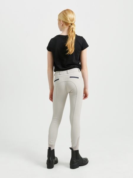 Jacson Hedvig Ridbyxa knäskodd Junior, Beige