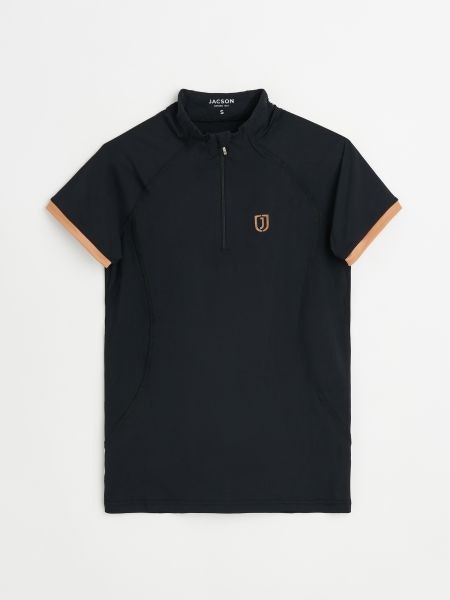 Jacson Maja Ridtopp med zip, Svart