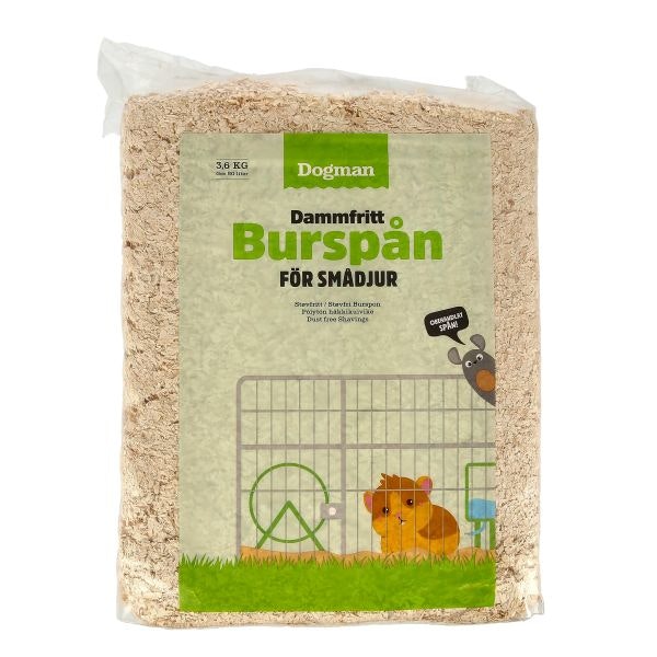 Dogman Naturligt burspån 3,6 Kg
